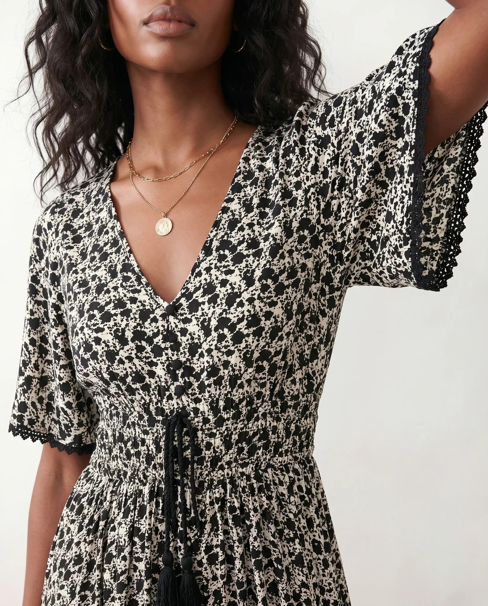 Ines Floral A-Line Maxi Dress