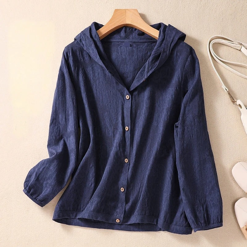 Miri™ | Relaxed Hooded Shirt