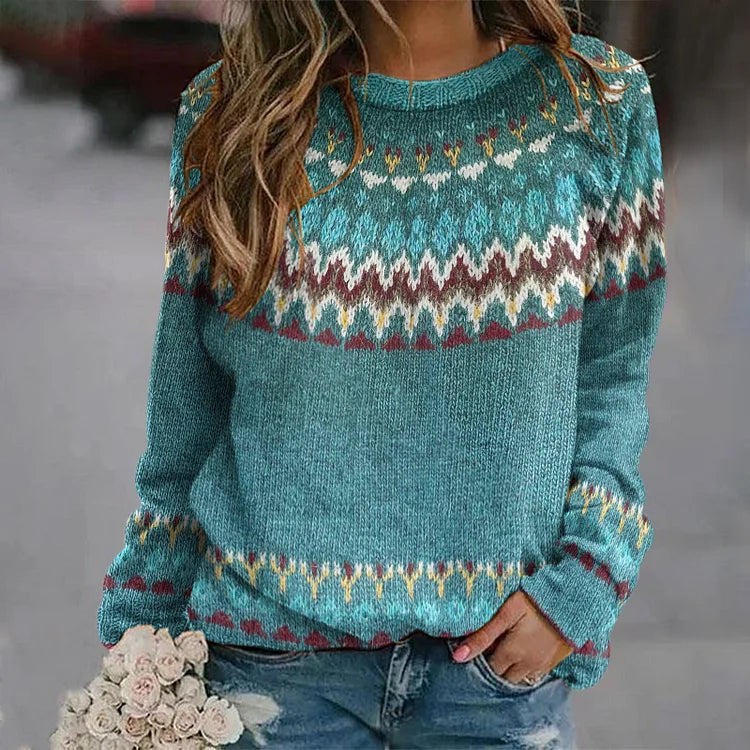 Peyton™ - Comfortable Retro Knitted Sweater