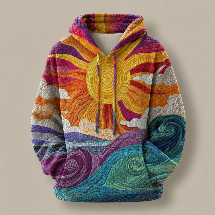 Noémie | Coastal Sunburst Hoodie