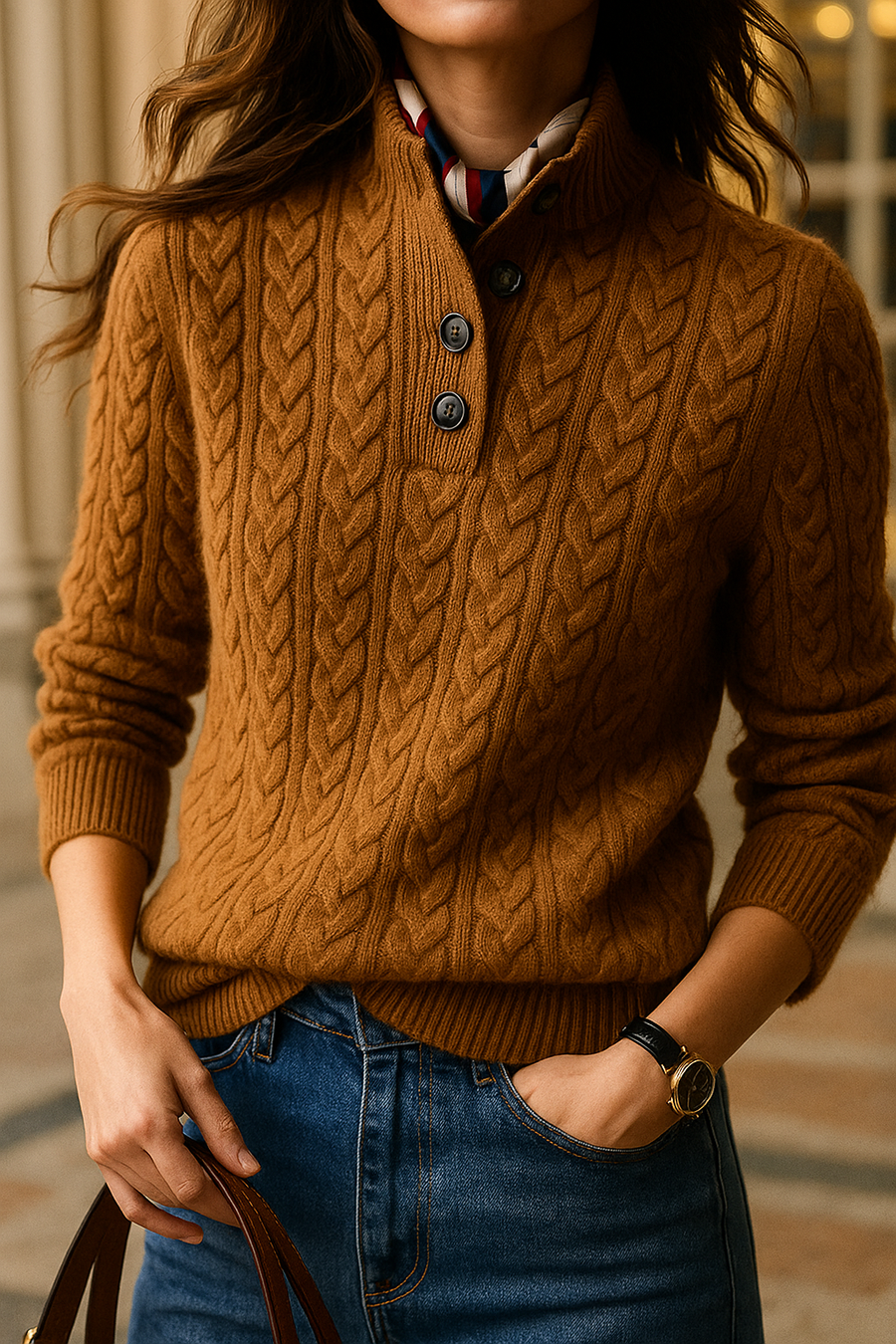 Arden | Button-Up Sweater