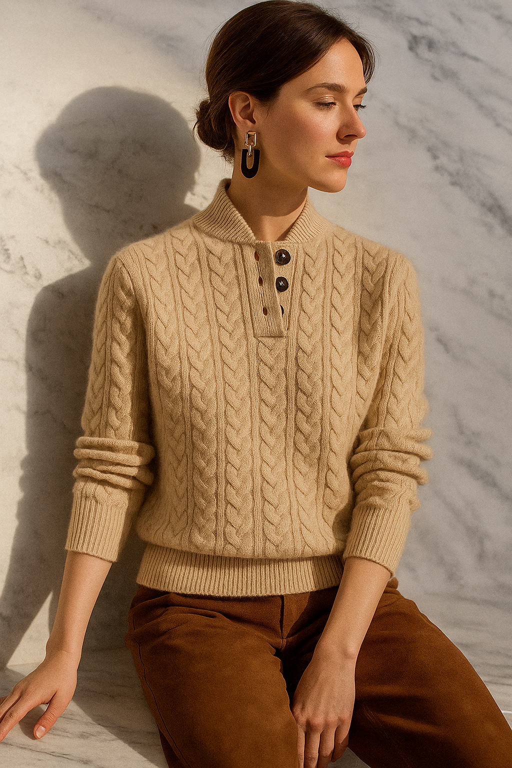 Arden | Button-Up Sweater
