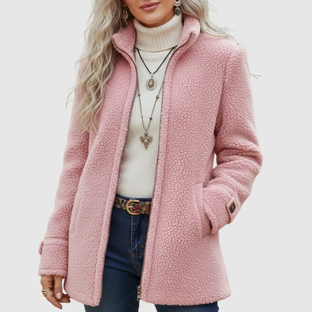 Vanessa | Cozy Full Zip Fleece Jacket