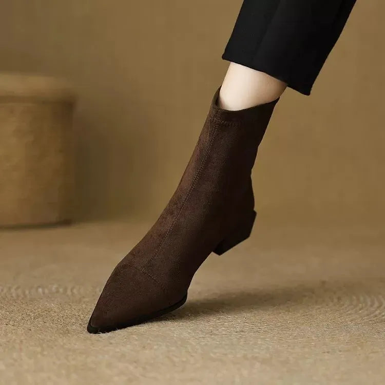 Delphine | Pointed-Toe Ankle Boots
