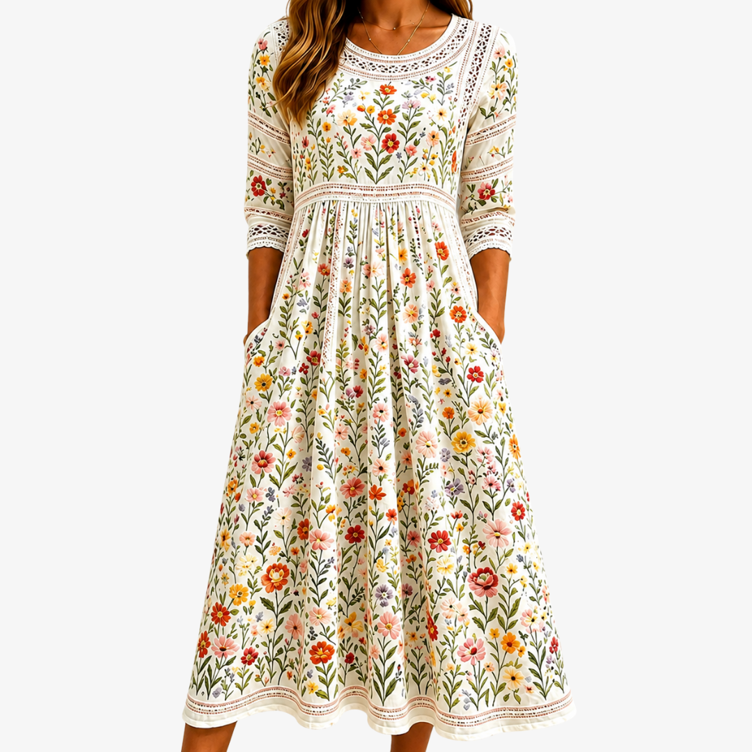 Florence | Wildflower  Meadow Midi Dress