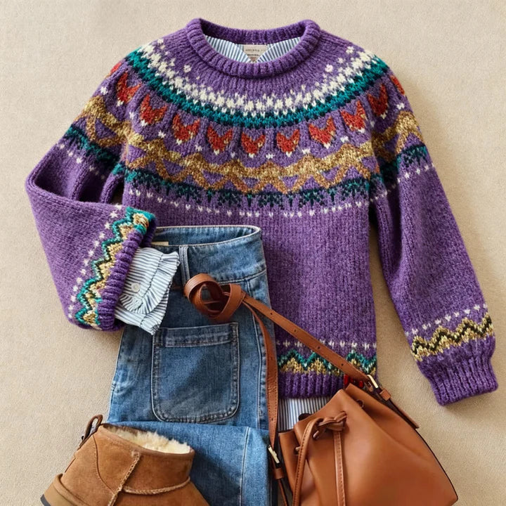 Noëlle | Nordic Jacquard Sweater