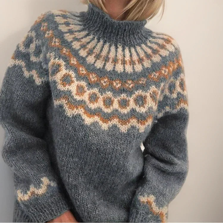 Olivia | Cozy Turtleneck Knitted Sweater