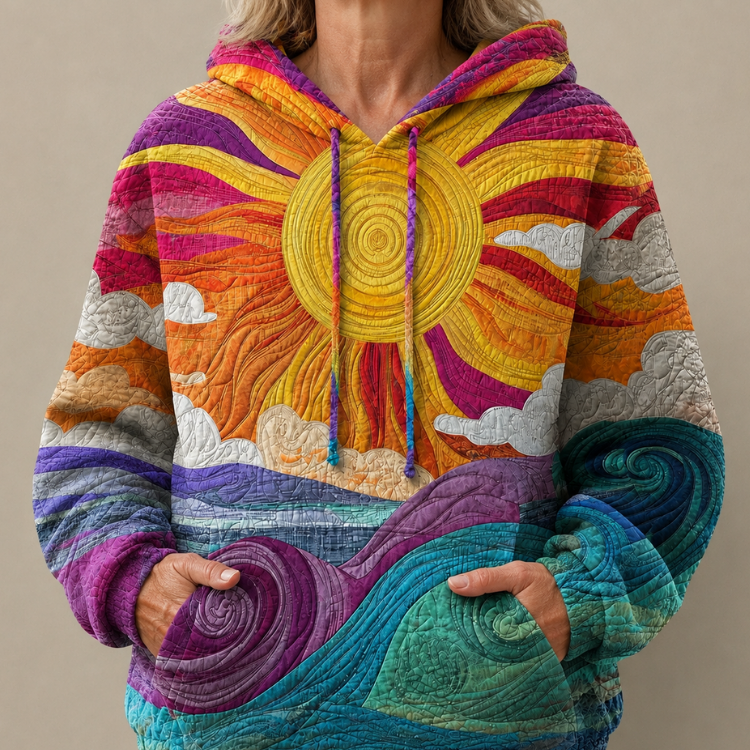 Noémie | Coastal Sunburst Hoodie