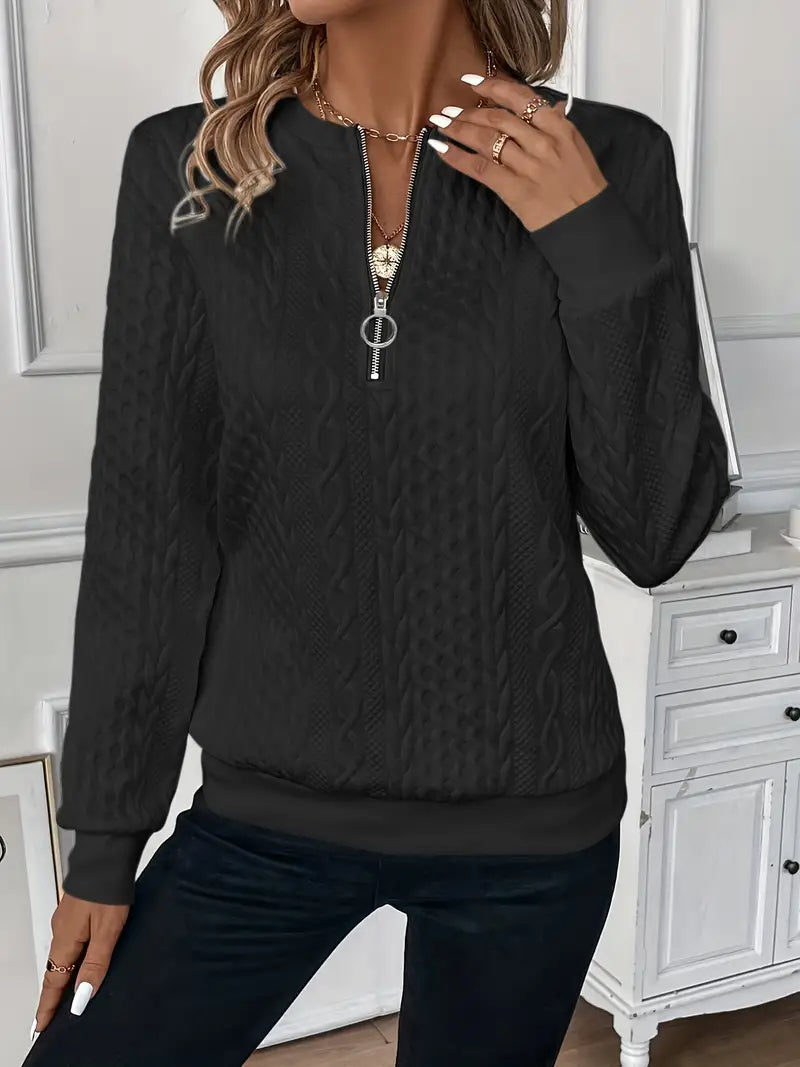 Herald™ - Elegant Sweater with Zip