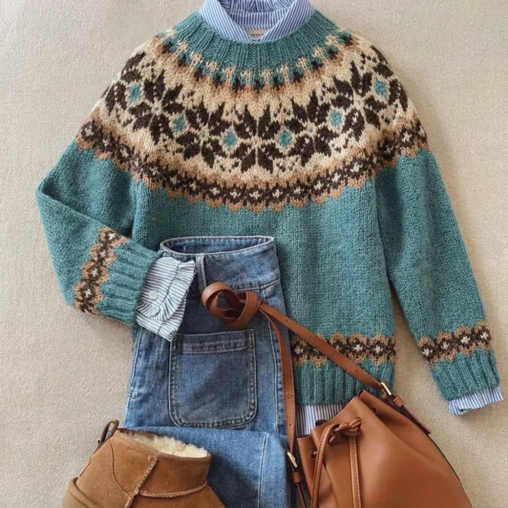 Noëlle | Nordic Jacquard Sweater