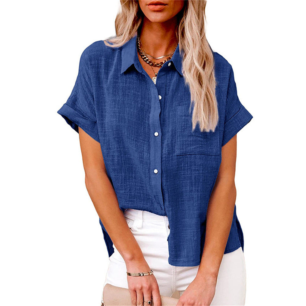 Claudia™ | Lightweight Shirt with Front Pocket