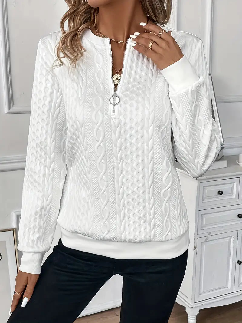 Herald™ - Elegant Sweater with Zip