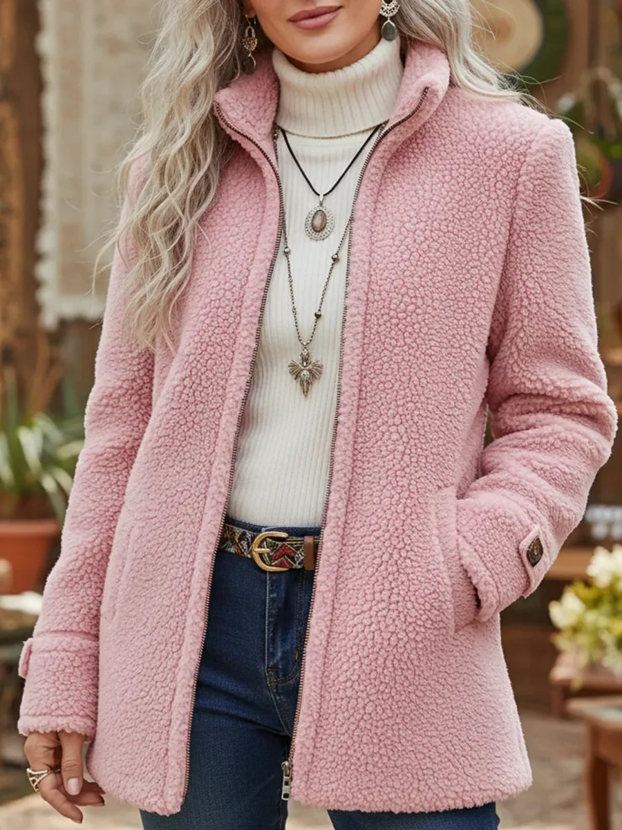 Vanessa | Cozy Full Zip Fleece Jacket