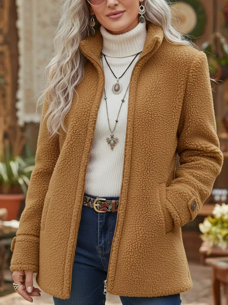 Vanessa | Cozy Full Zip Fleece Jacket