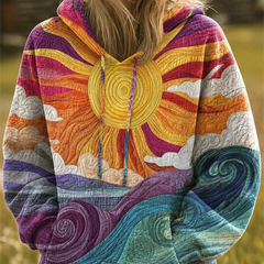 Noémie | Coastal Sunburst Hoodie