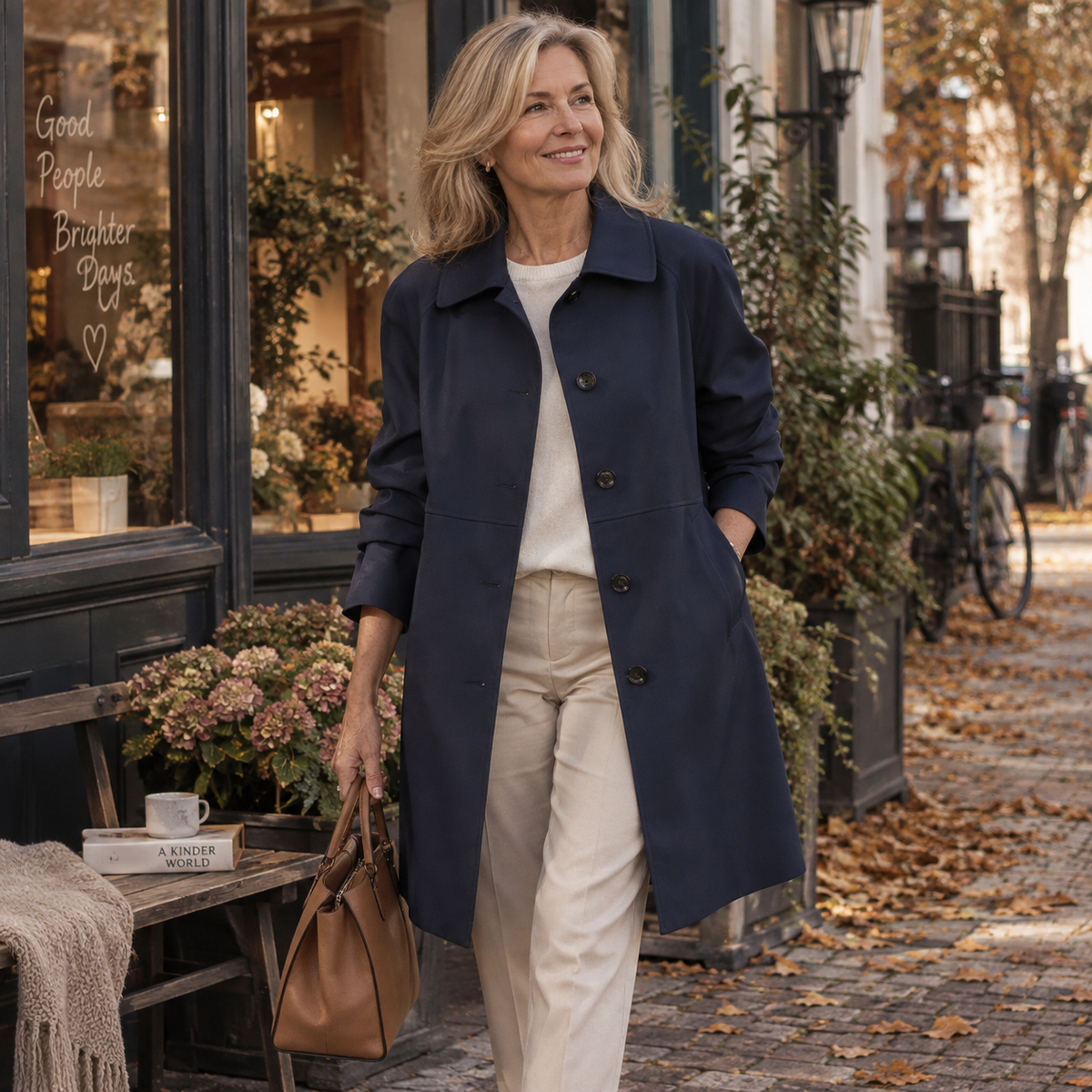 Margot | Elegant Mid-Length Trench Coat