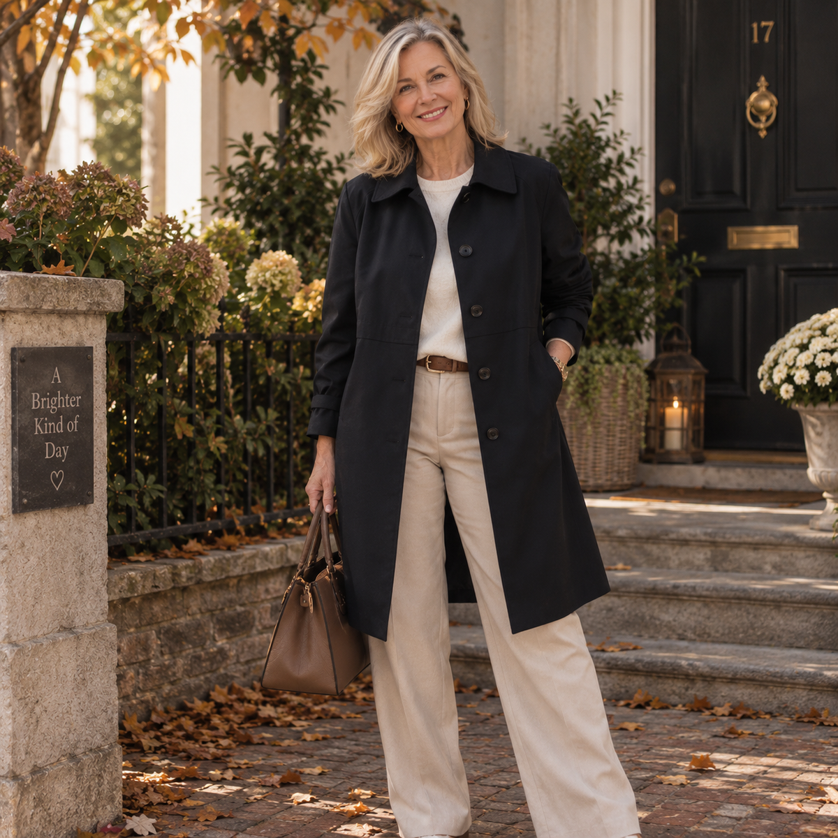 Margot | Elegant Mid-Length Trench Coat