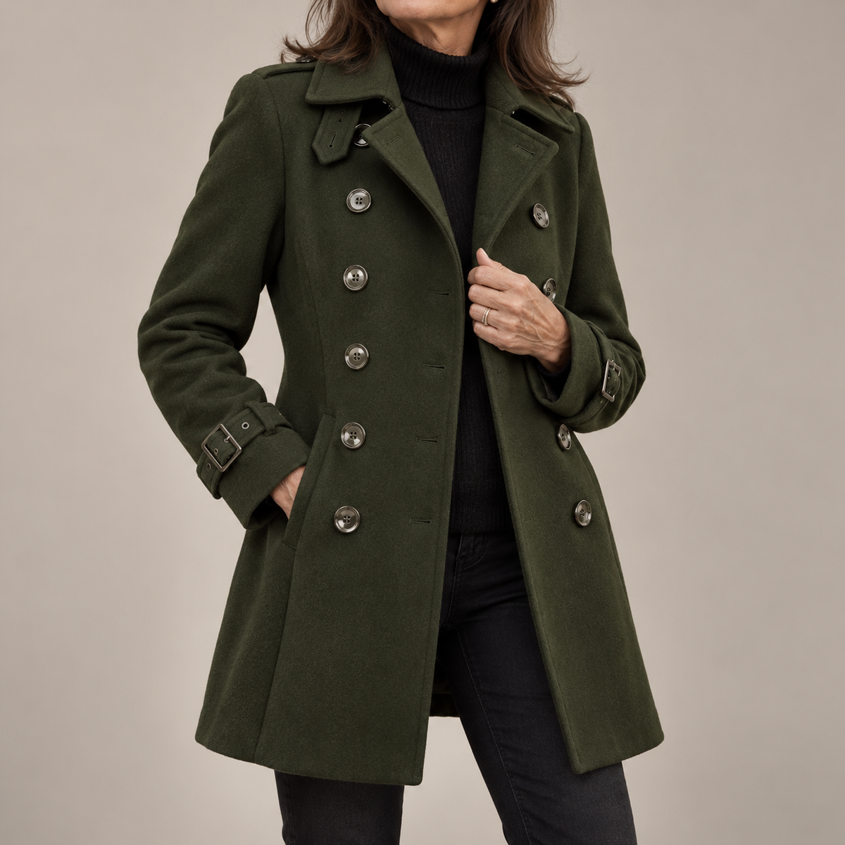 Danielle | Elegant Longline Trench Coat