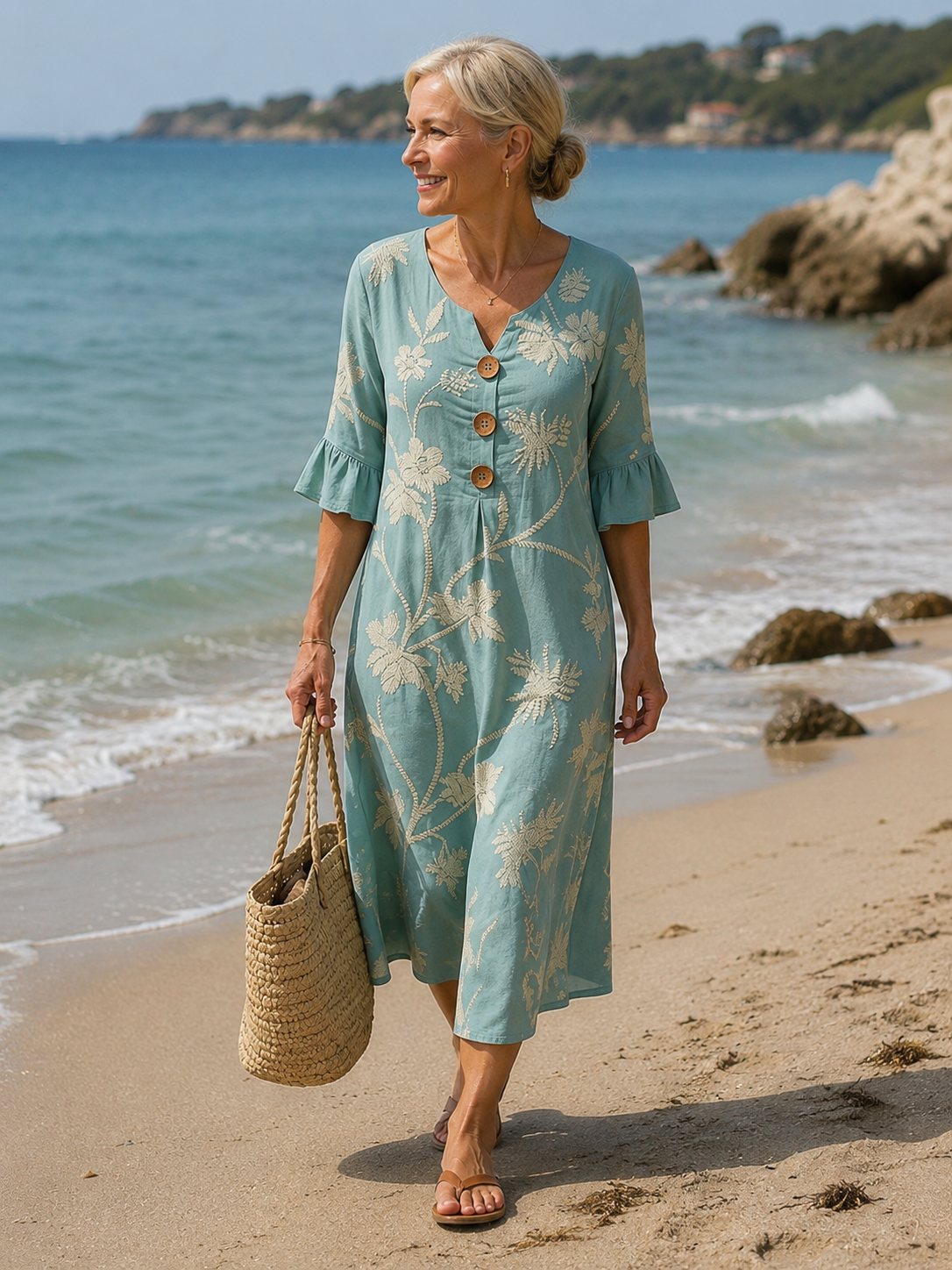 Flower | Casual Floral Print Dress