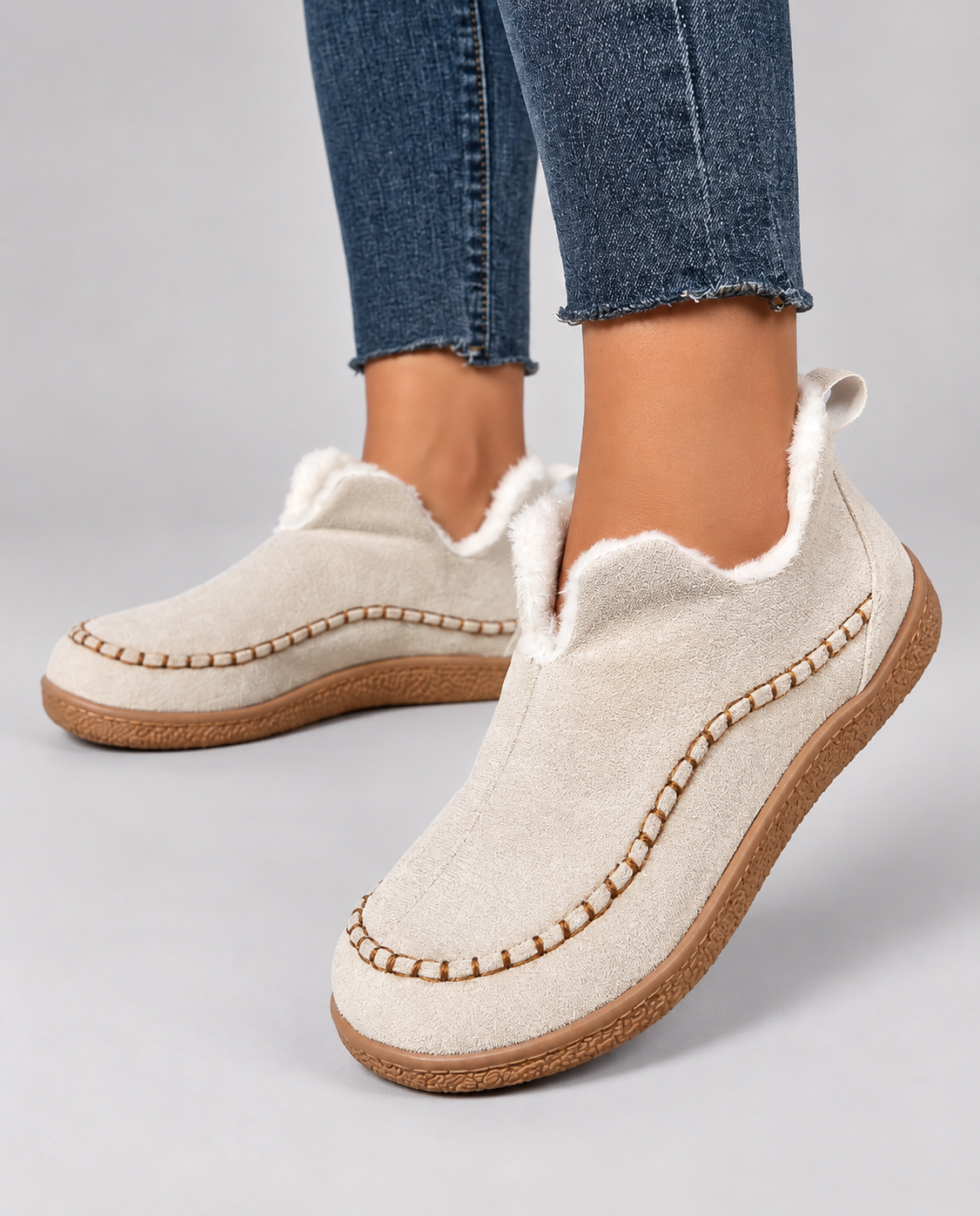 Sophie | Cosy Lined Slip-On Shoes