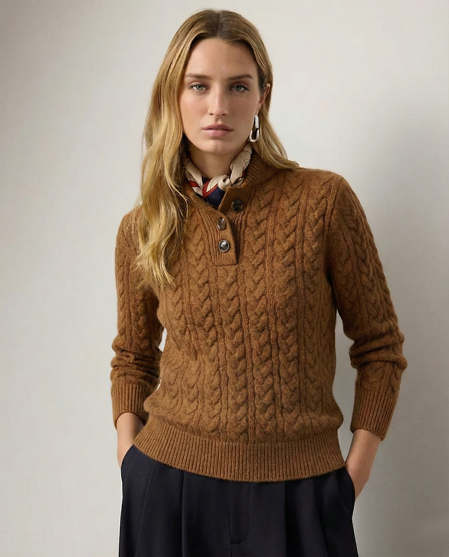 Arden button-up sweater