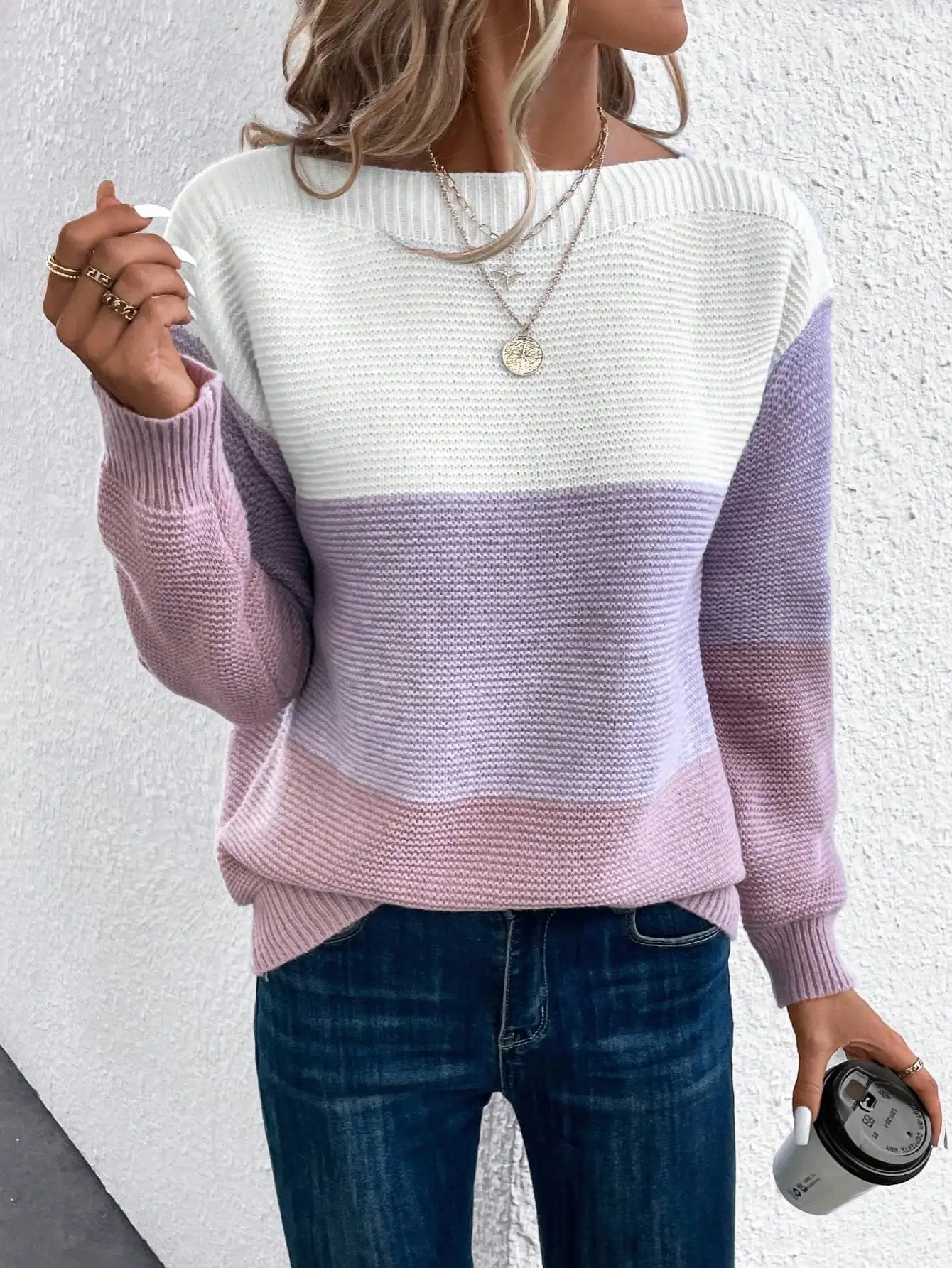 Daphne™ - Ombre Knitted Sweater