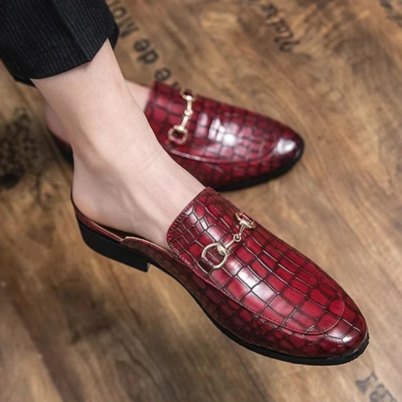 Elbert Genuine Leather Mules