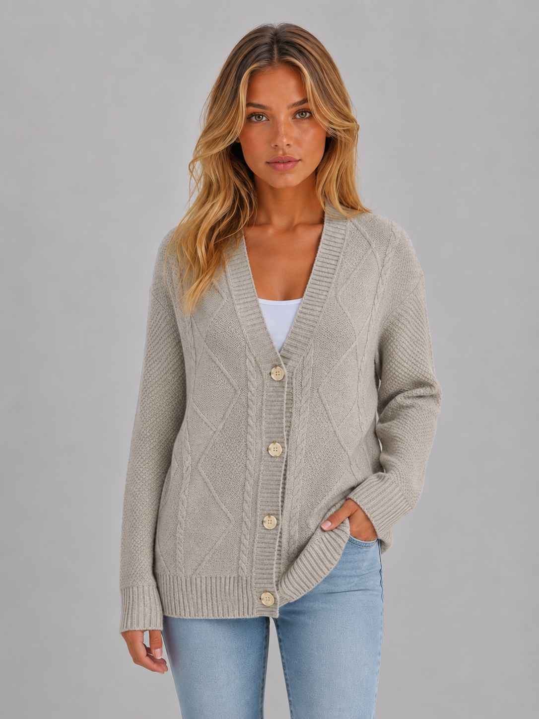 Sienna | Knit Button Cardigan