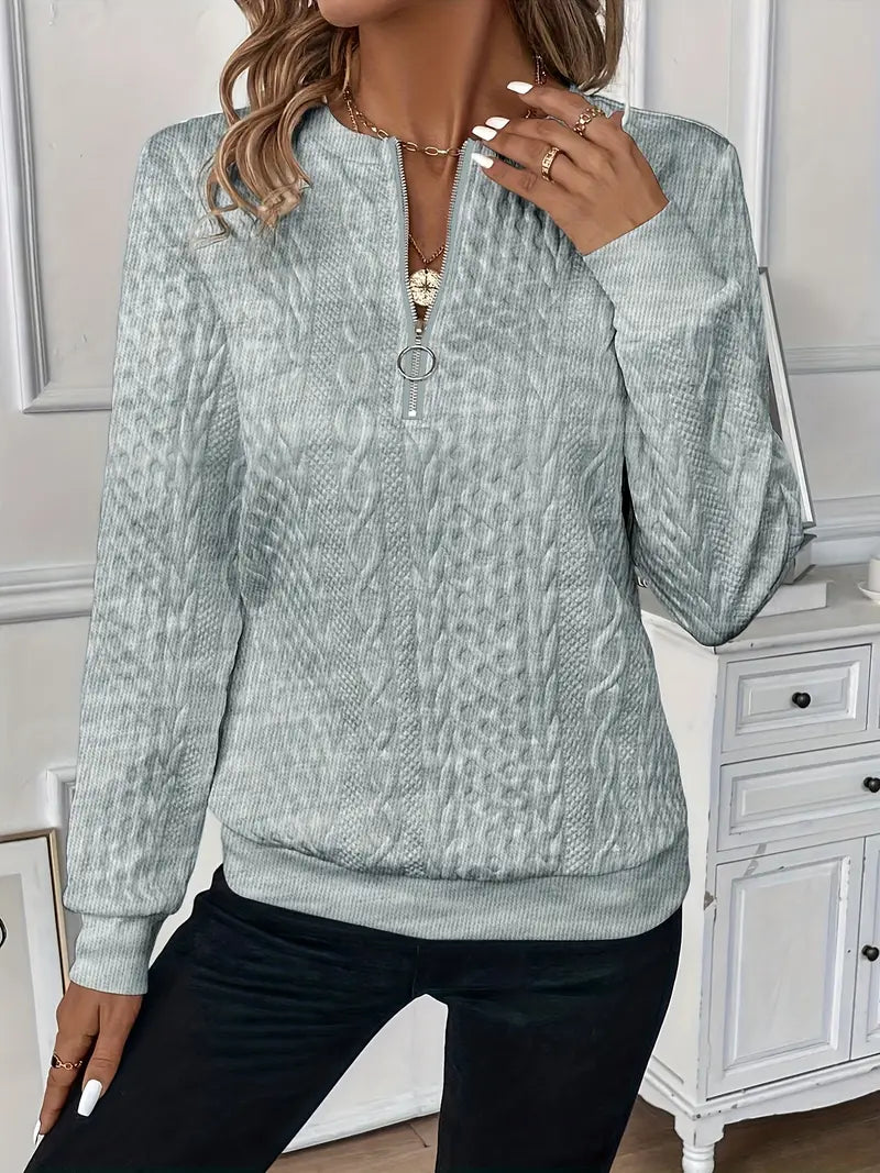 Herald™ - Elegant Sweater with Zip
