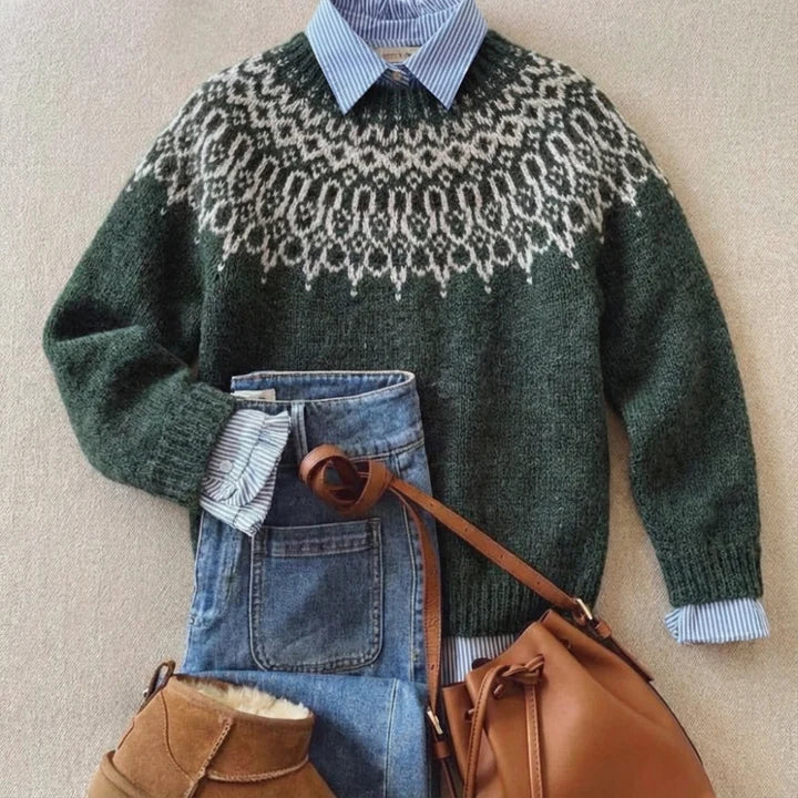 Noëlle | Nordic Jacquard Sweater