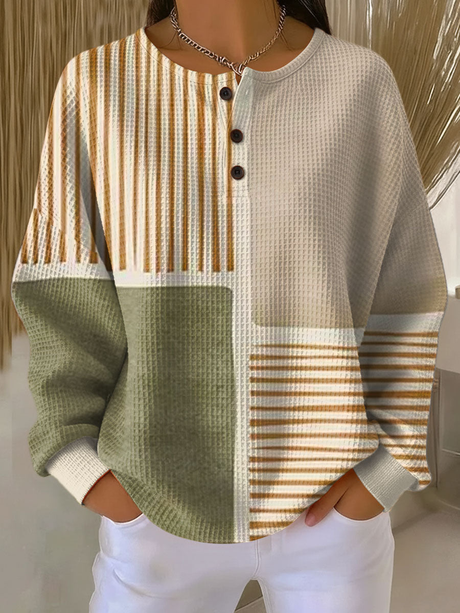 Adeline | Warm Waffle Knit Sweater