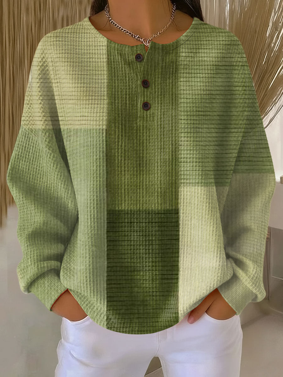 Adeline | Warm Waffle Knit Sweater