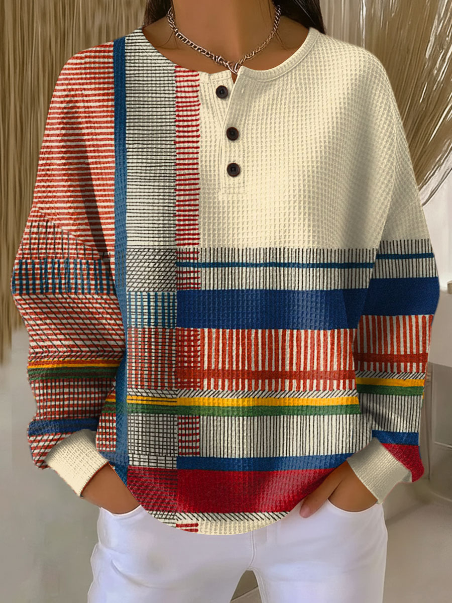 Adeline | Warm Waffle Knit Sweater