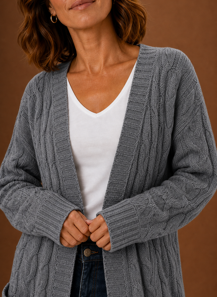 Areleon | Cable Knit Cardigan