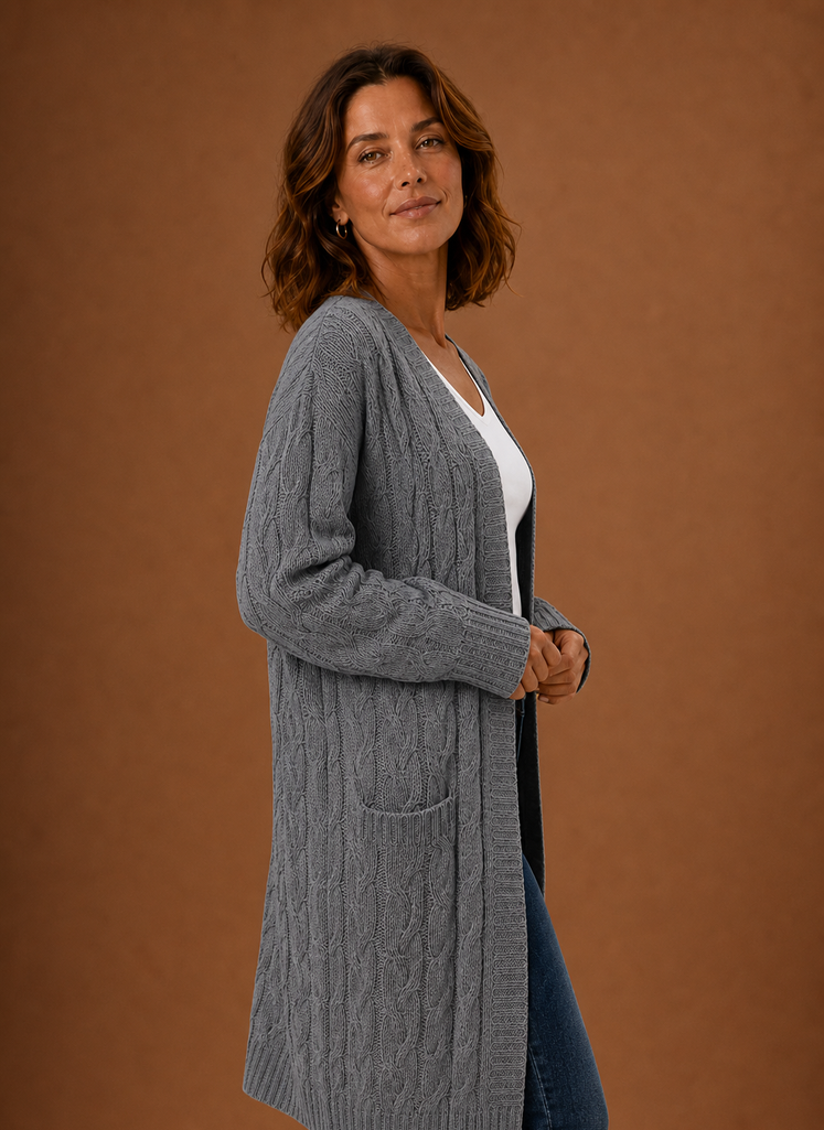 Areleon | Cable Knit Cardigan
