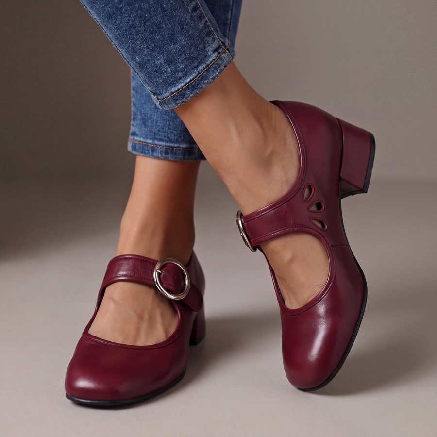 Véronique | Comfort Heeled Flats