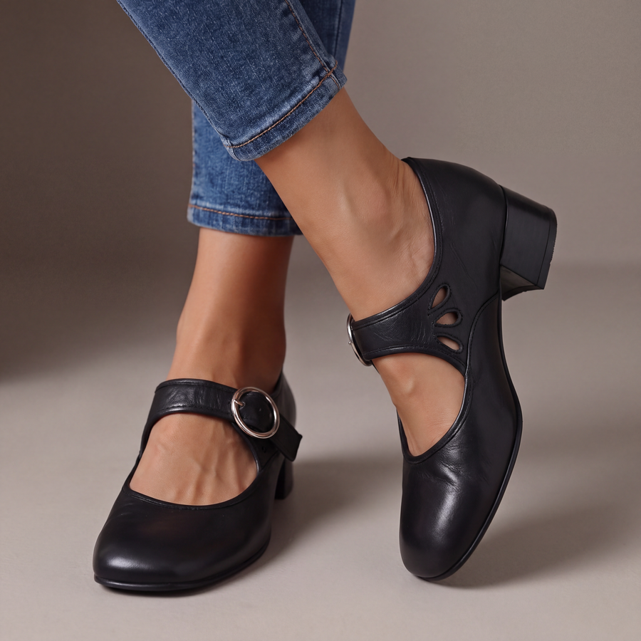 Véronique | Comfort Heeled Flats