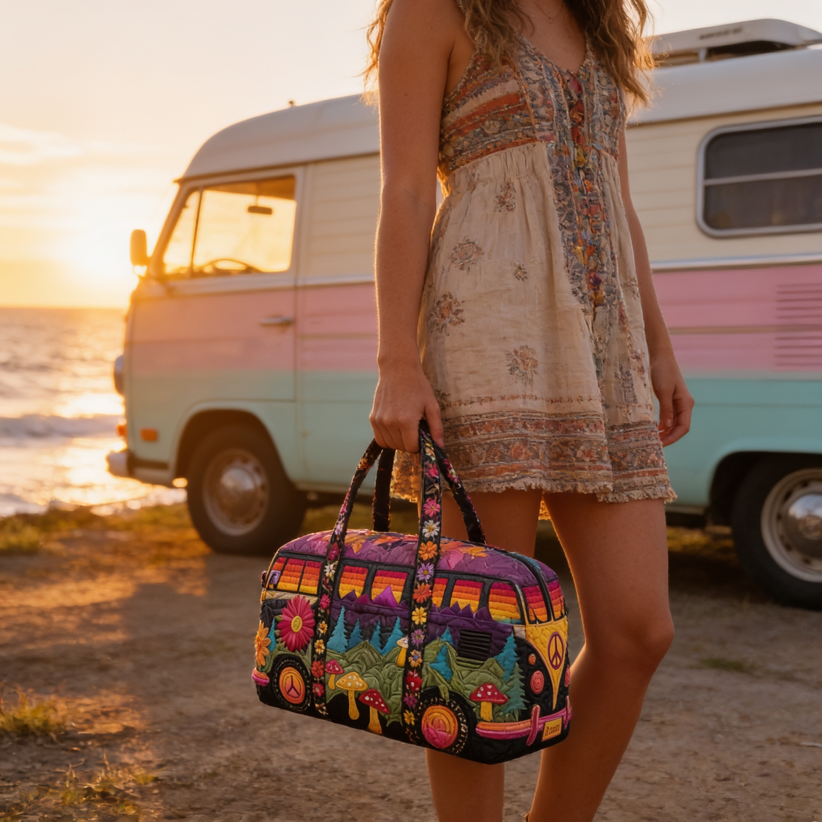 Wildvana | Quilted Travel Duffle Bag