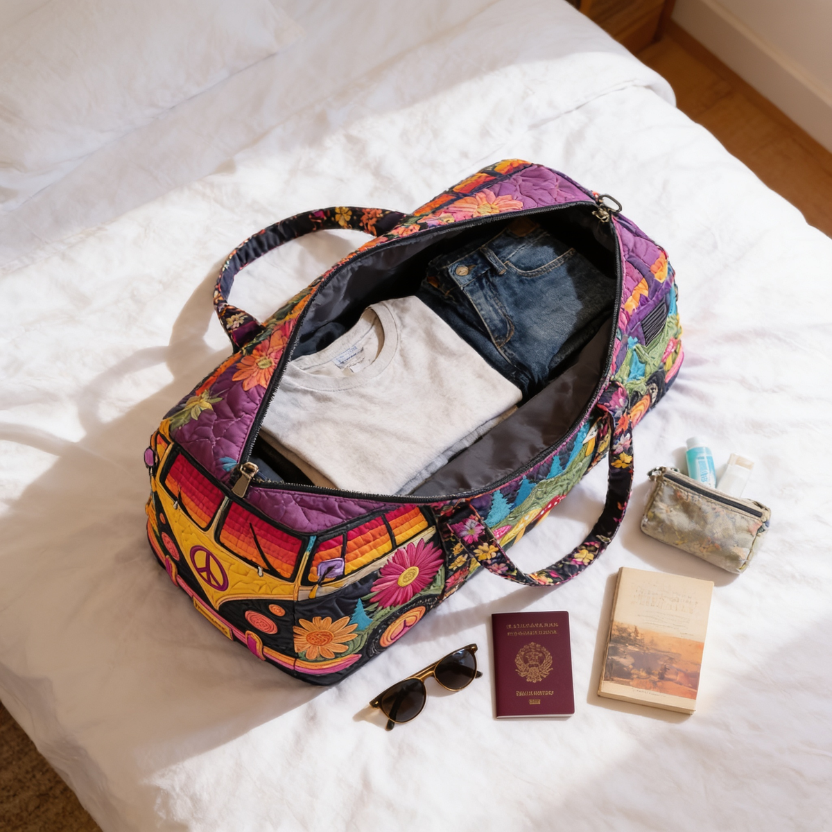 Wildvana | Quilted Travel Duffle Bag
