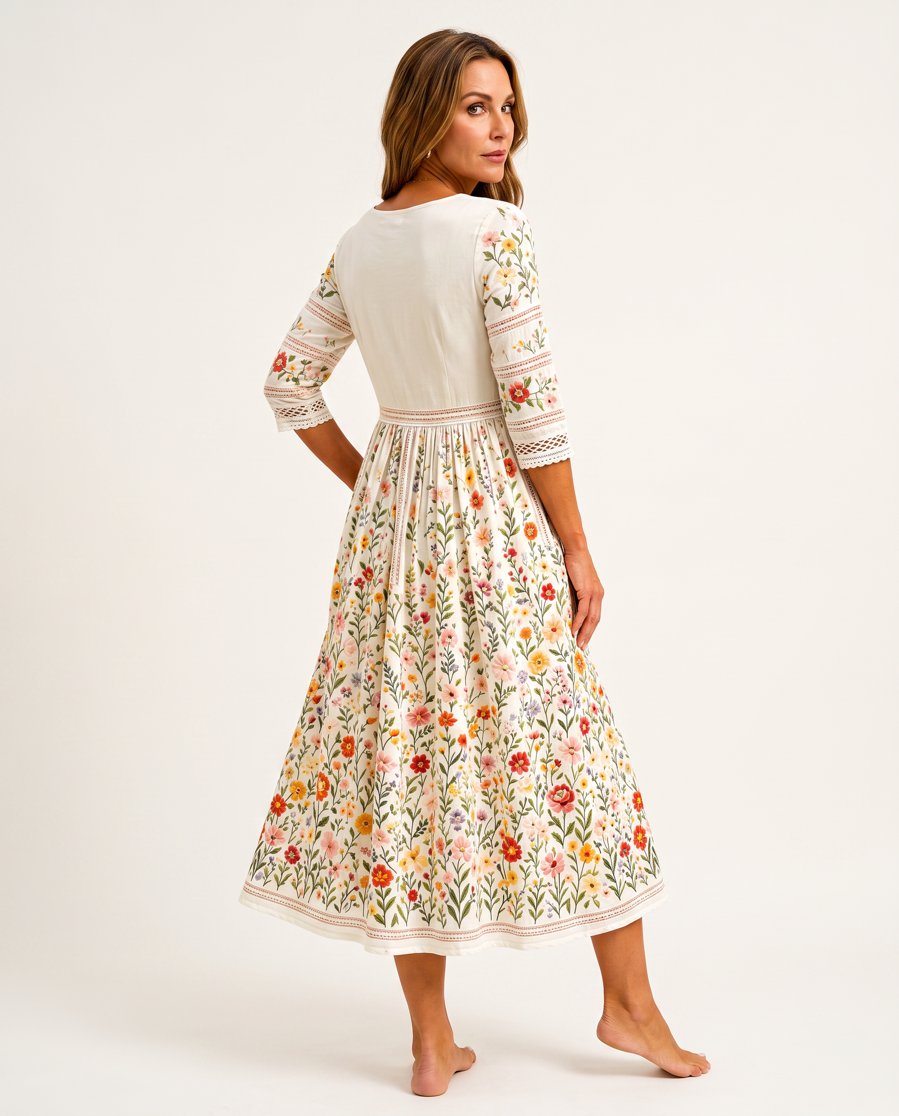 Florence | Wildflower  Meadow Midi Dress