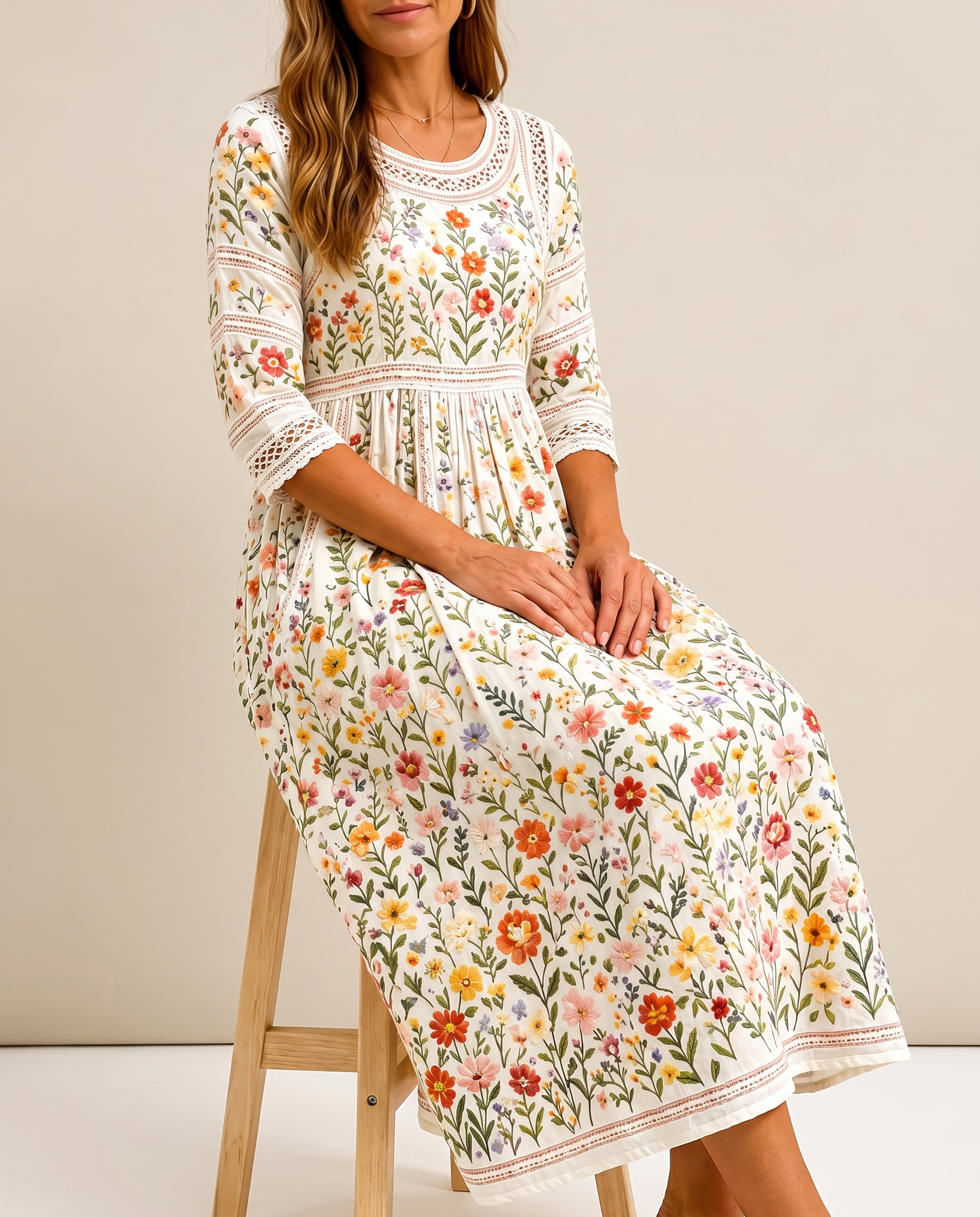 Florence | Wildflower  Meadow Midi Dress