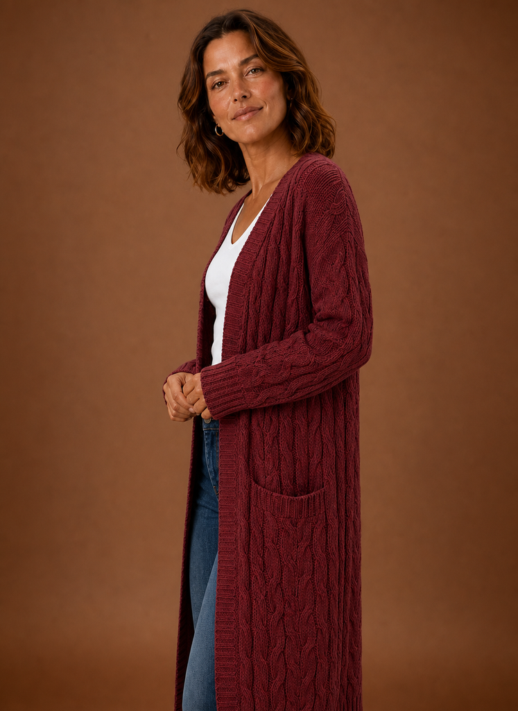 Areleon | Cable Knit Cardigan